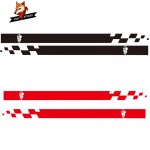 Car Gloss Auto Side Car Sticker Car Dual Stripes Racing for Alfa Romeo 147 156 159 166 Giulietta Vinyl Decal Side Stickers